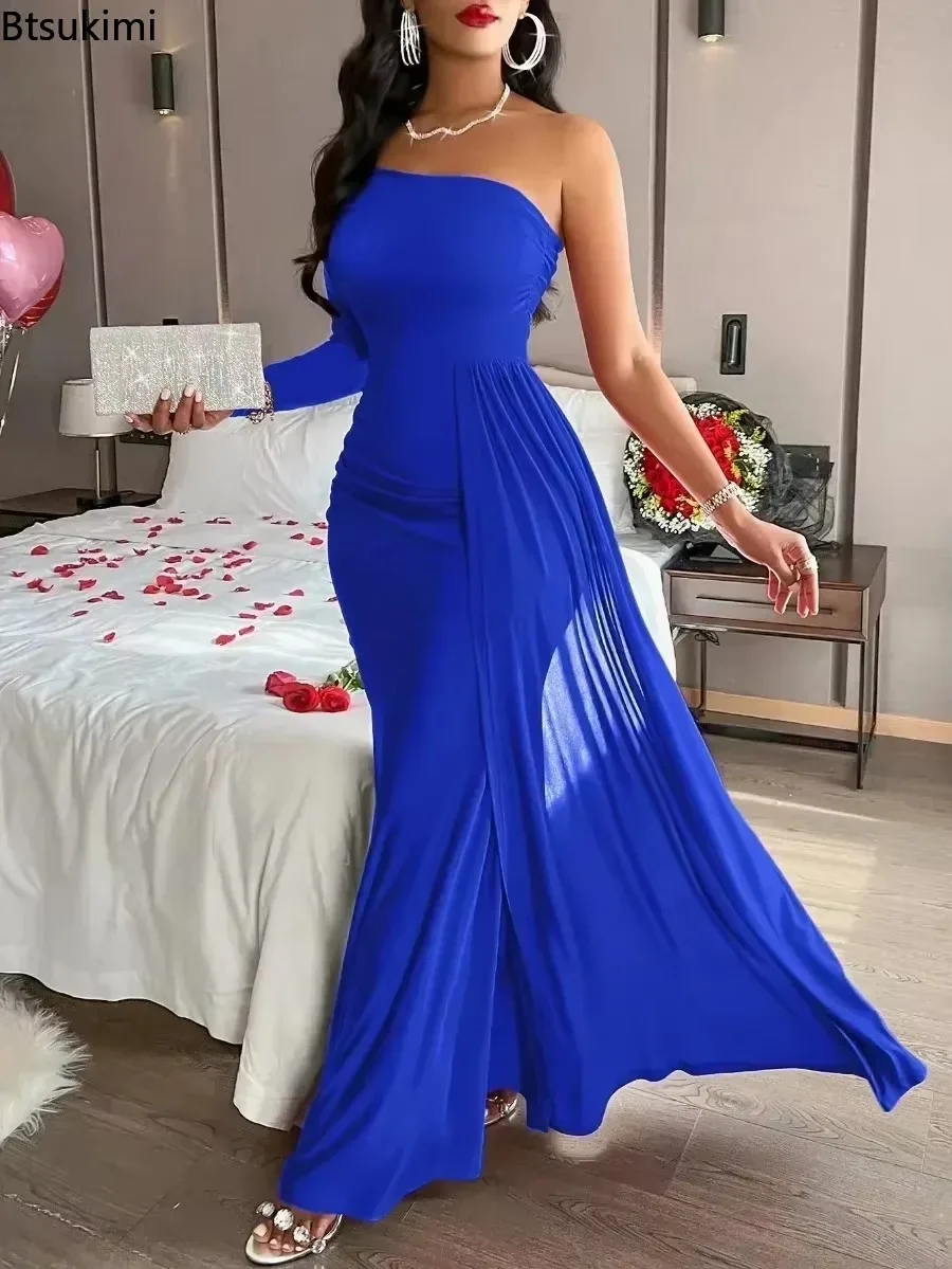 2025 vestidos de noche de fiesta de lujo para mujer, vestido Maxi