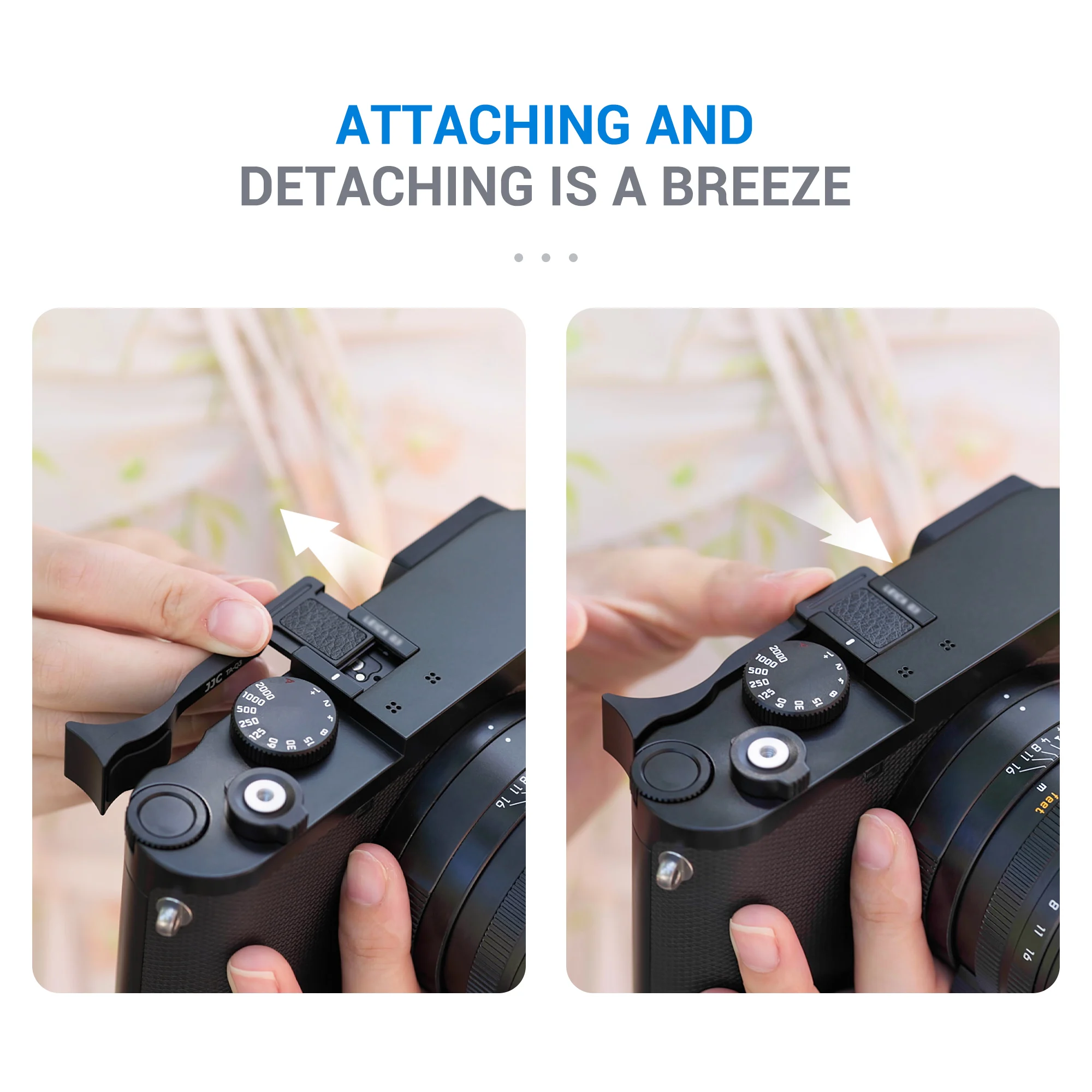 Metal Thumb Up Hand Grip, Ergonomic Hot Shoe Thumb Up Rest, Thumbs