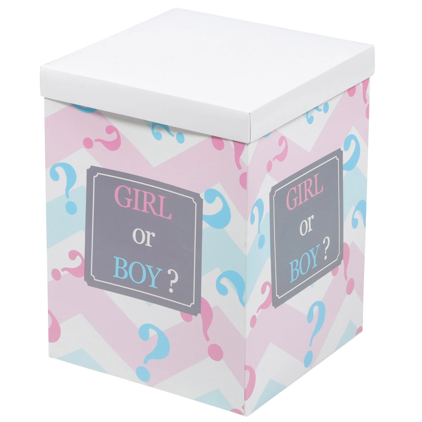 

Paper Balloon Box Paper Decorative Balloon BOY or GIRL Gender Reveal for Baby Shower Happy Birthday Wedding Party Decorations