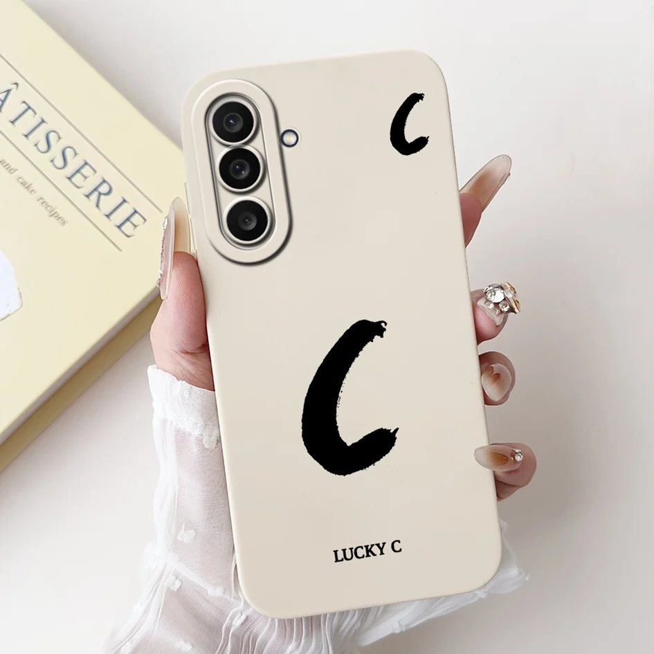 Luxury Alphabet Silicone Shockproof Case