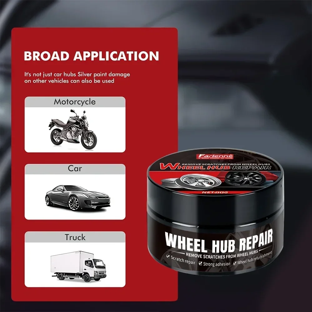 Wheel hub Scratch Repair wax Automobile tire detail repair and deep conditioning no residue
