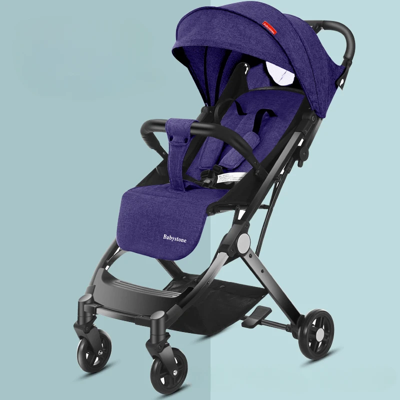 Lightweight Travel Pram four-wheel stroller Portable newborn baby foldable shock-absorbing umbrella stroller Baby Carriage 4