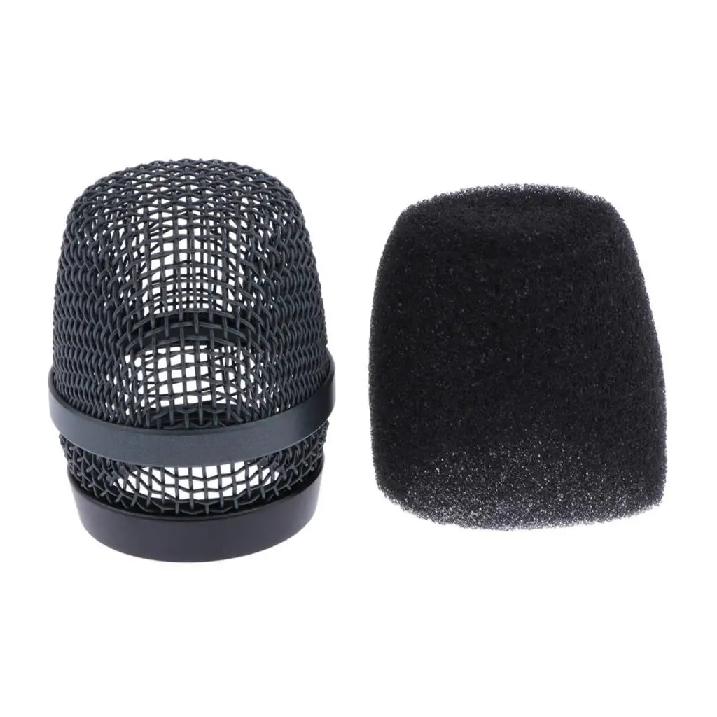 Replacement Microphone Grille Ball Head Stainless Steel Mesh Microphone Grill Head 1pcs for Replacement Parts