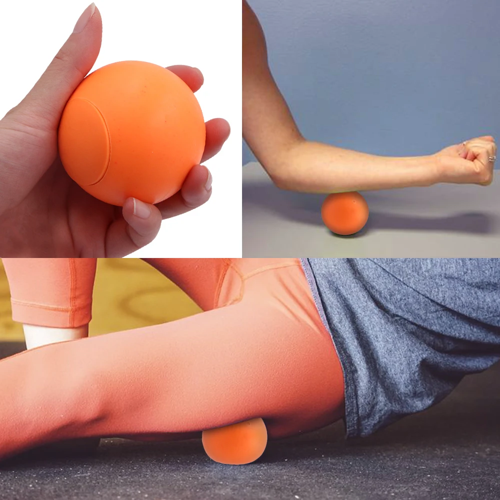 TPE Lacrosse Ball Fitness Relieve Gym Trigger Point Massage Ball