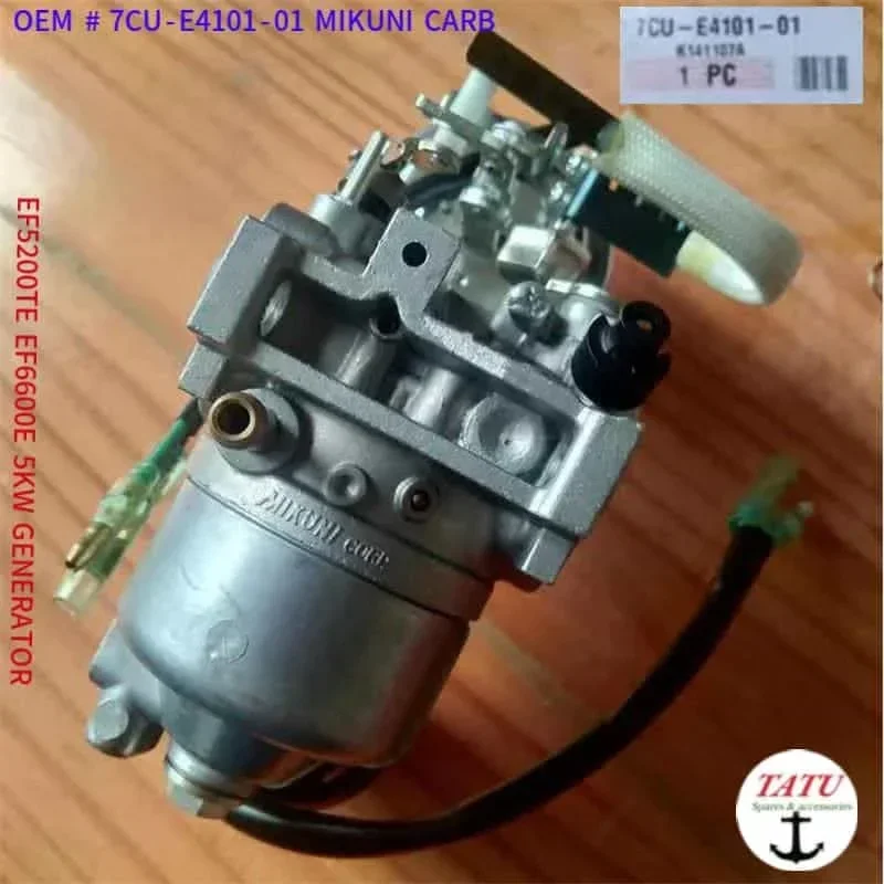 

Карбюратор EF6600E MIKUNI 7CU-E4101-01 для YAMAHA EF5200EFW EF5500TE, генераторы 5 кВт, оригинальный Карбюратор с соленоидом OEM 7CUE410101