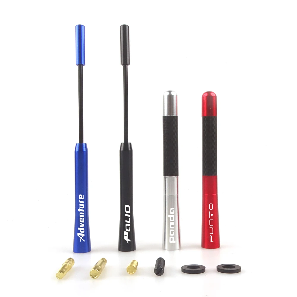 Nuovo 17Cm Antenna Per Auto Auto In Fibra Di Carbonio Radio Accessori Per Auto Aerei Per Fiat Grand Siena Stilo Strada Talento Tipo Toro Ulysse