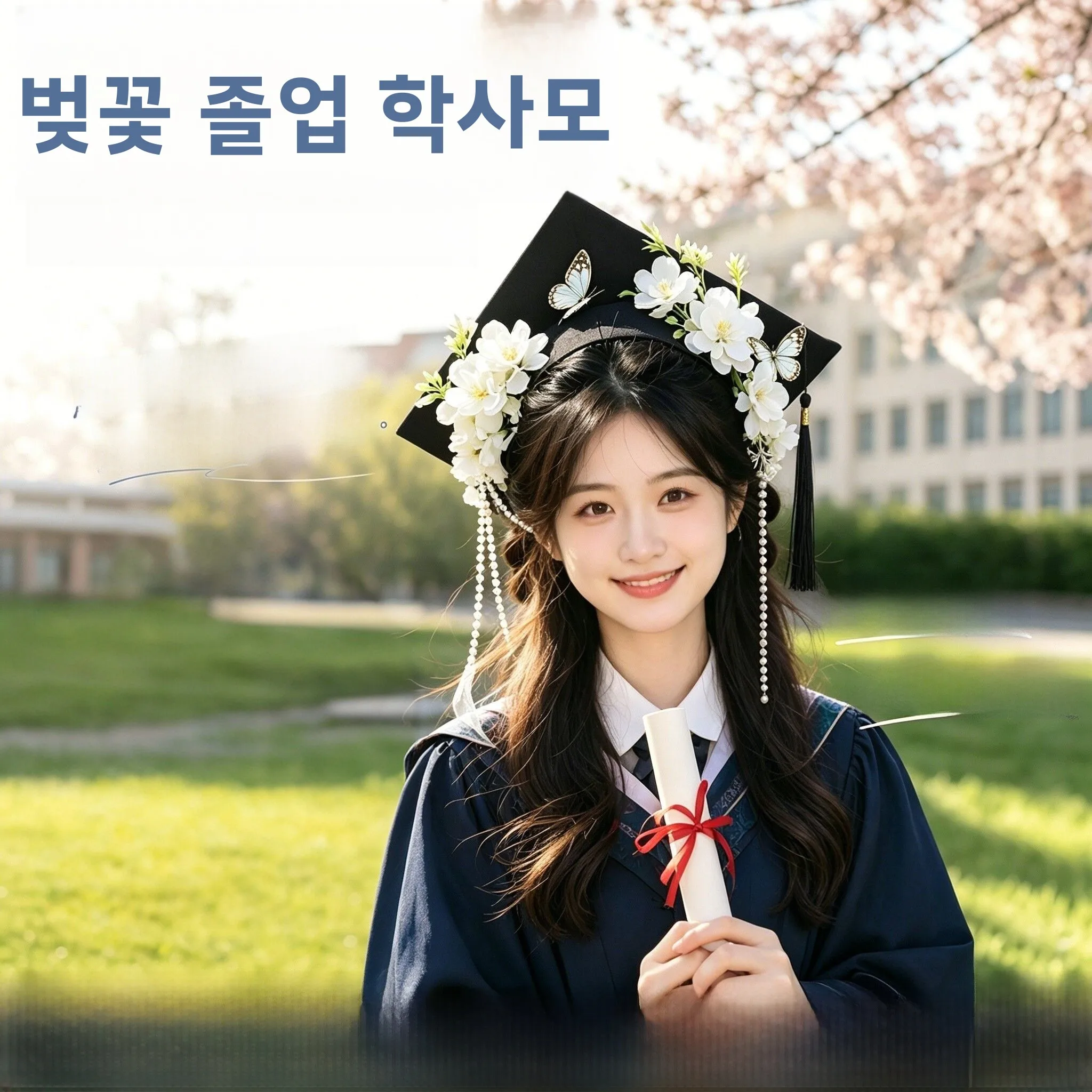 졸업식 DIY 재료 팩 수제 꽃 장식 바람개비 사진 촬영 소품 수공예품 가정용..