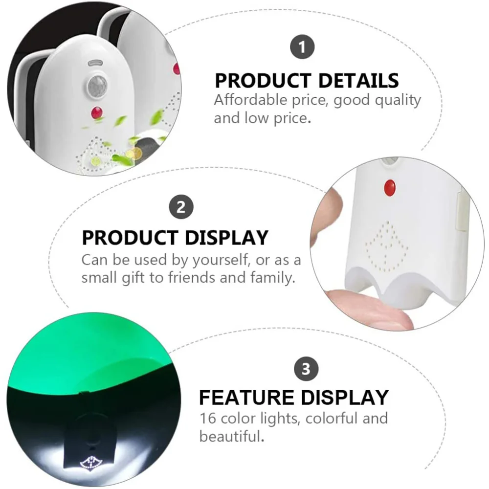 Lighting Toilet Light Led Night Light Human Motion Sensor Backlight for Toilet  Bowl Bathroom 8 /16Color Veilleuse for Kids Child