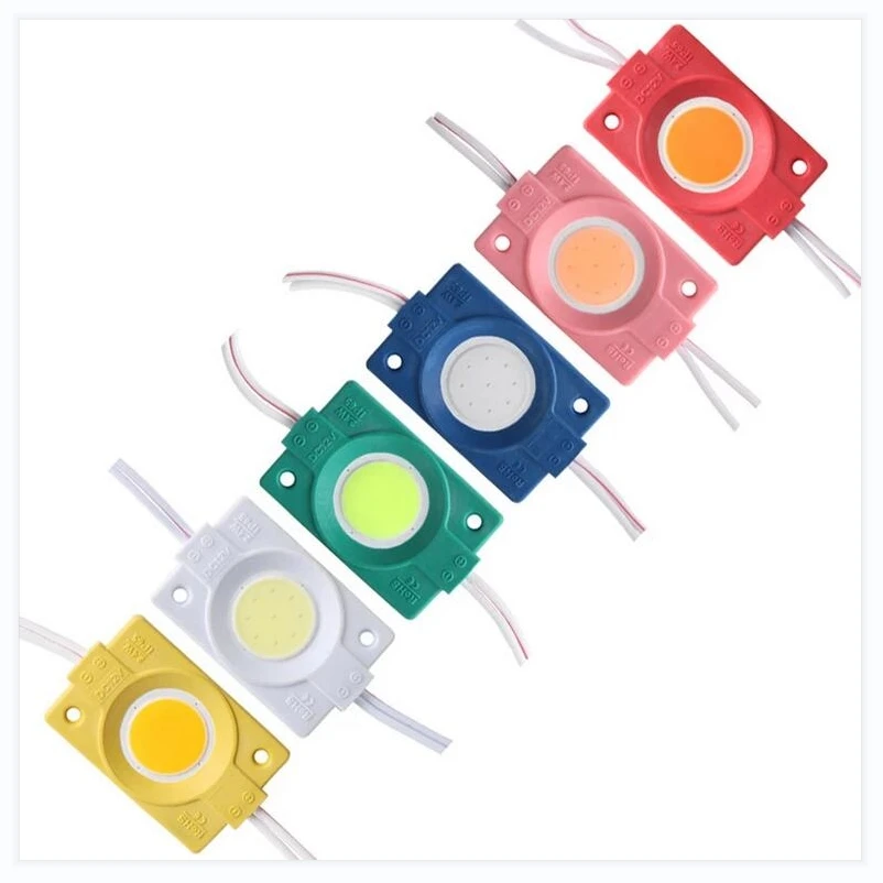 

Led Module 12V Cob Mini Led Light Waterproof Advertisement Led Panel Digital Sign Warm White Red Green Blue Yellow Backlight