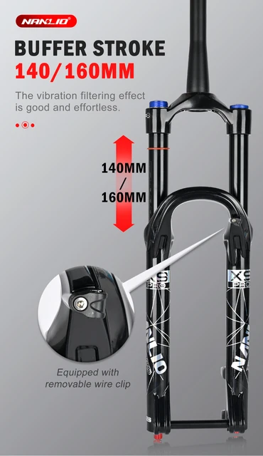 X9 Pro Fork Mtb Travel 140 Nanlio X7 Bicycle Suspension Air Fork