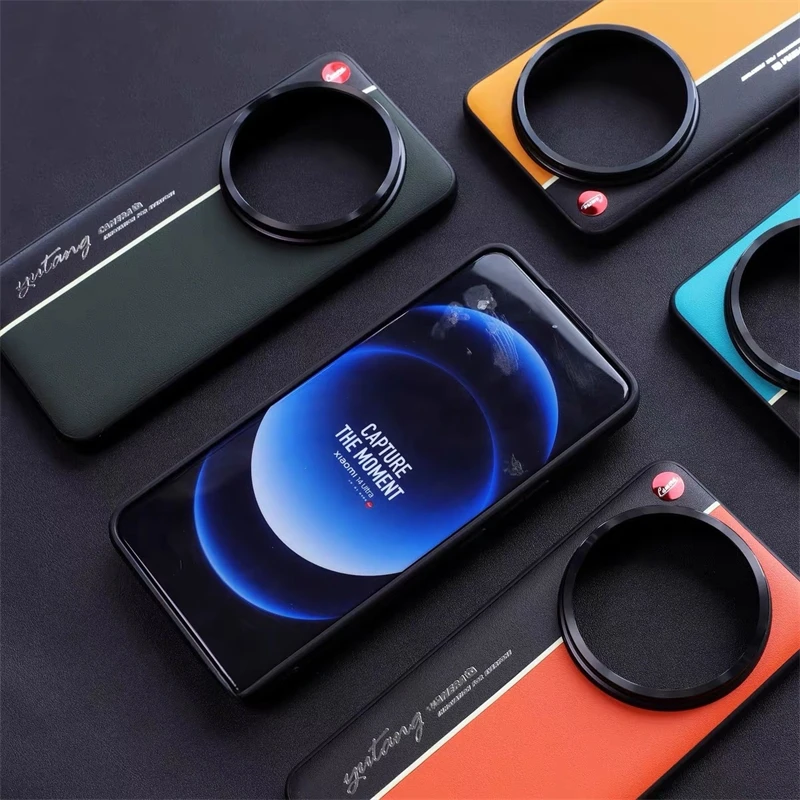 Fluorescent Skin Texture Luxury Shockproof Bumper Case with Double Color Design