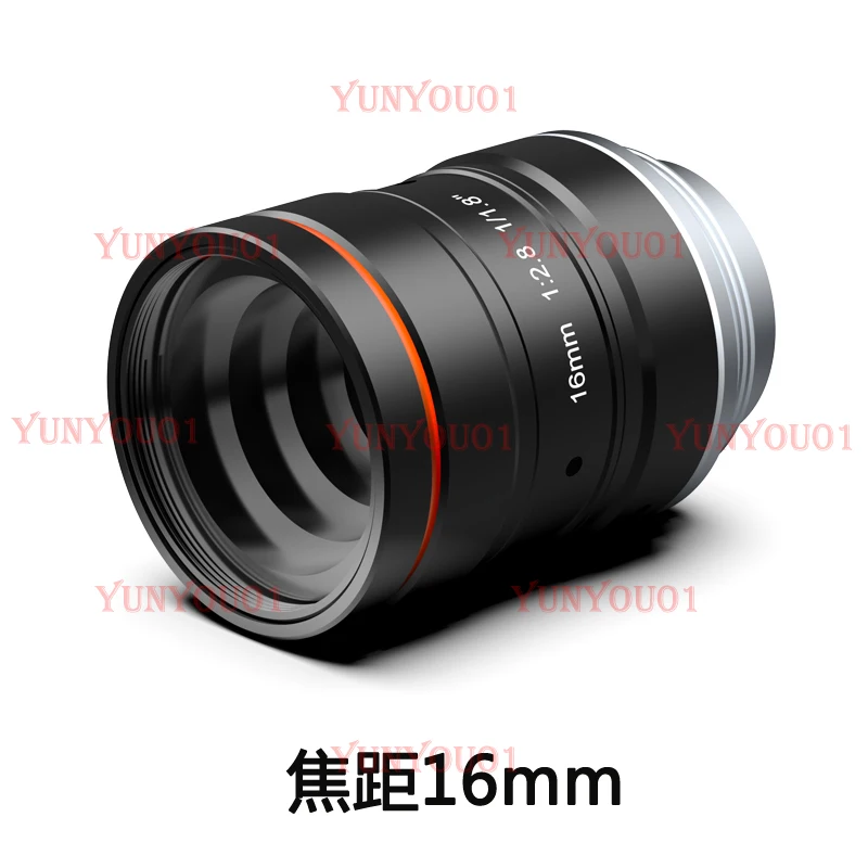 1000만 화소 1/1.8인치 산업용 카메라 프라임 렌즈 조리개 F2.8C 포트 고화질 왜곡 없는