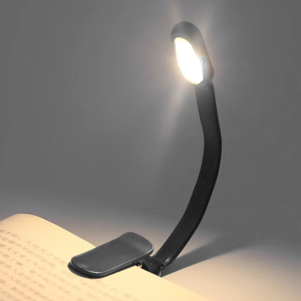 Rechargeable Reading Lamp - Portable Book Light with Flexible Neck & Adjustable Brightness