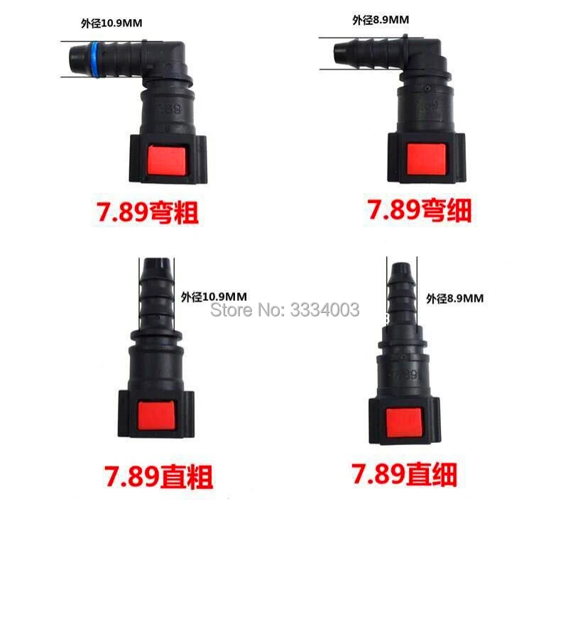 Fuel Pipe Repair Tools Pipe Quick Connector Aluminum Welded Joint Fitting 10PCS Urea Tube Fuel Air Pipe Joint Line Quick Connect Joint Clips SCR Post-processiong Repair Kits