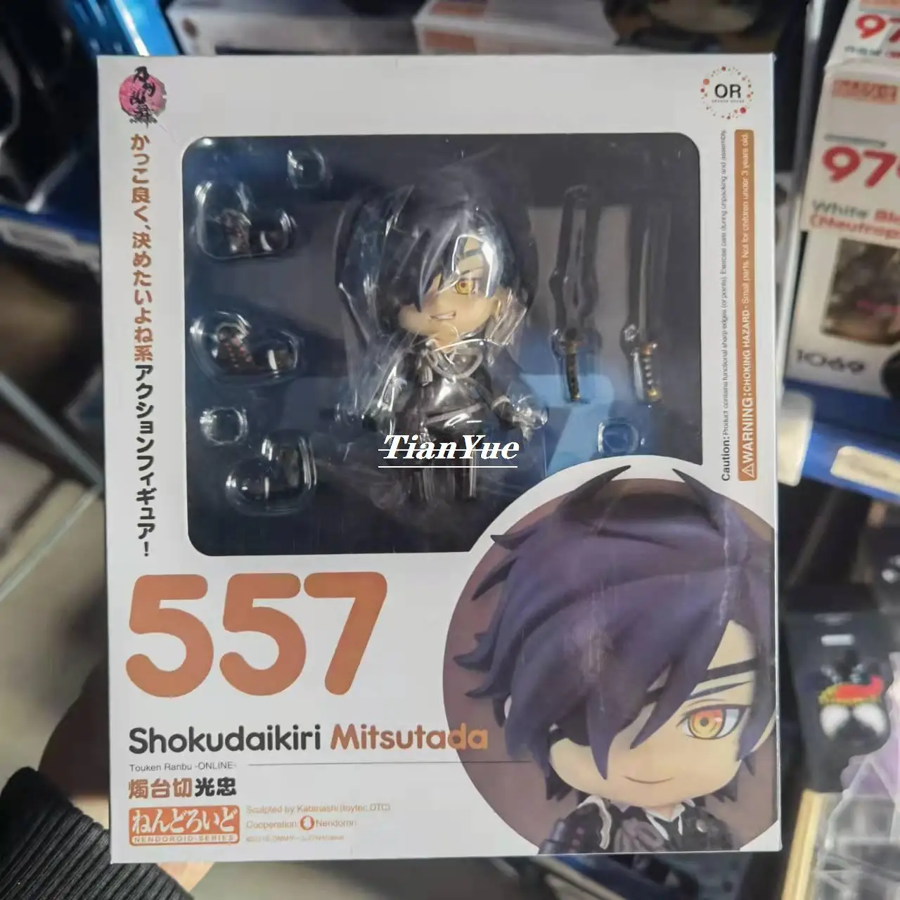

Touken Ranbu Online Shokudaikiri Mitsutada Candlecutter 557, оформление лица, 10 см