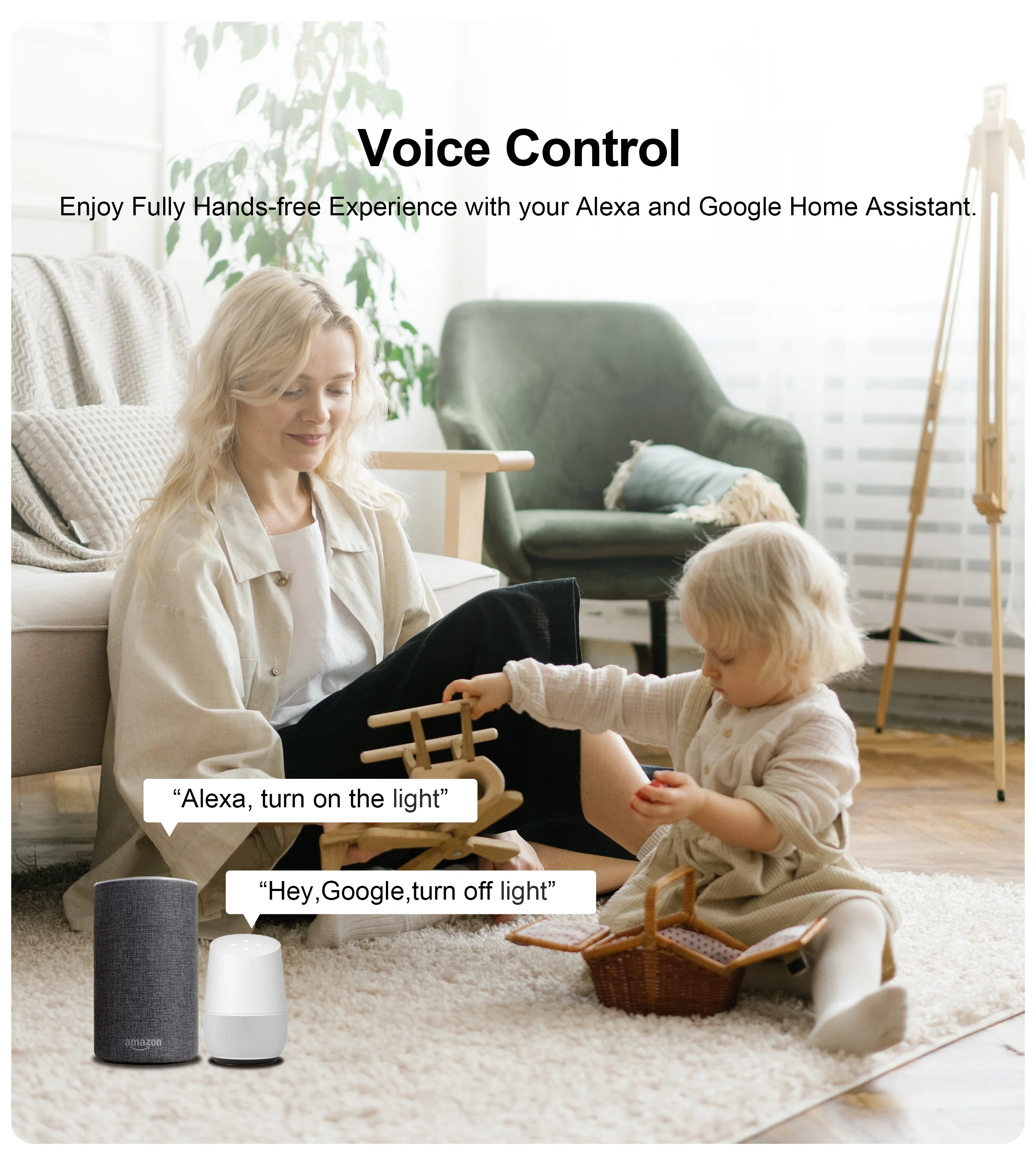 Description Picture 4 of itemGIRIER Tuya Smart Wifi Switch Module with Energy Metering 2 Way Control Function 16A Works with Alexa Google Home Yandex Alice