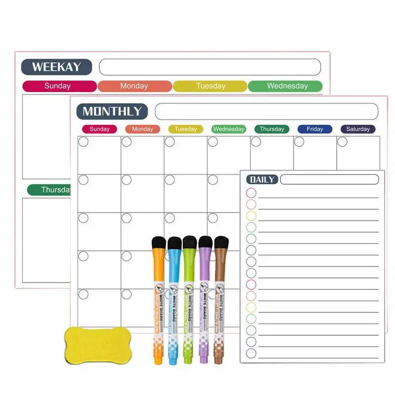 

Магнитные доски для стен, доска для планировщика, доска для сухого стирания, доски для планировки, для холодильника, список дел, магнитная доска для календаря, набор блокнотов