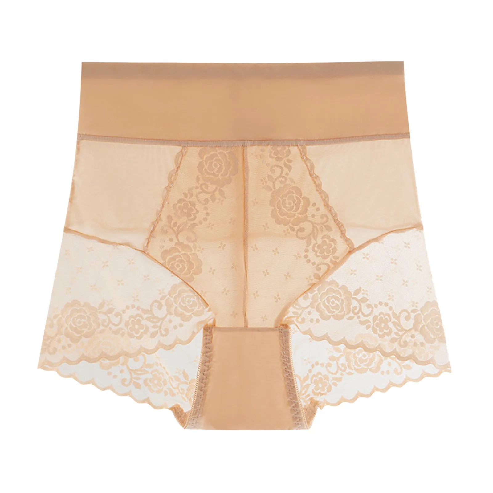 Ladies Mesh Semi Transparent Underpants Sexy Lace Ice Silk Breathable Mid Rise Comfortable Underwear Hollowed Out трусы женские