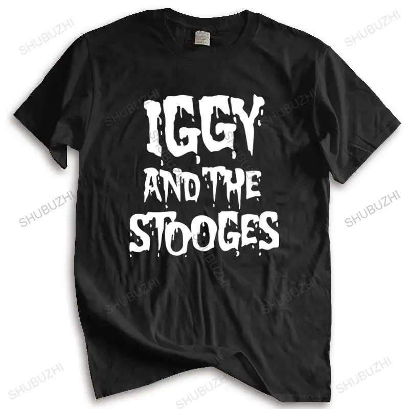 Новое поступление, Мужская футболка IGGY and the STOOGES, футболка с принтом экрана, брендовая мужская футболка, европейские размеры
