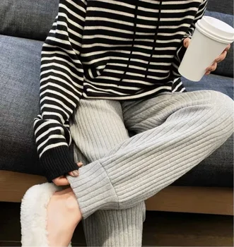 Autumn and Winter Pregnant Women's Sports Pants External Wear Casual Maternity Trousers Slim Hem Pregnancy Leggings