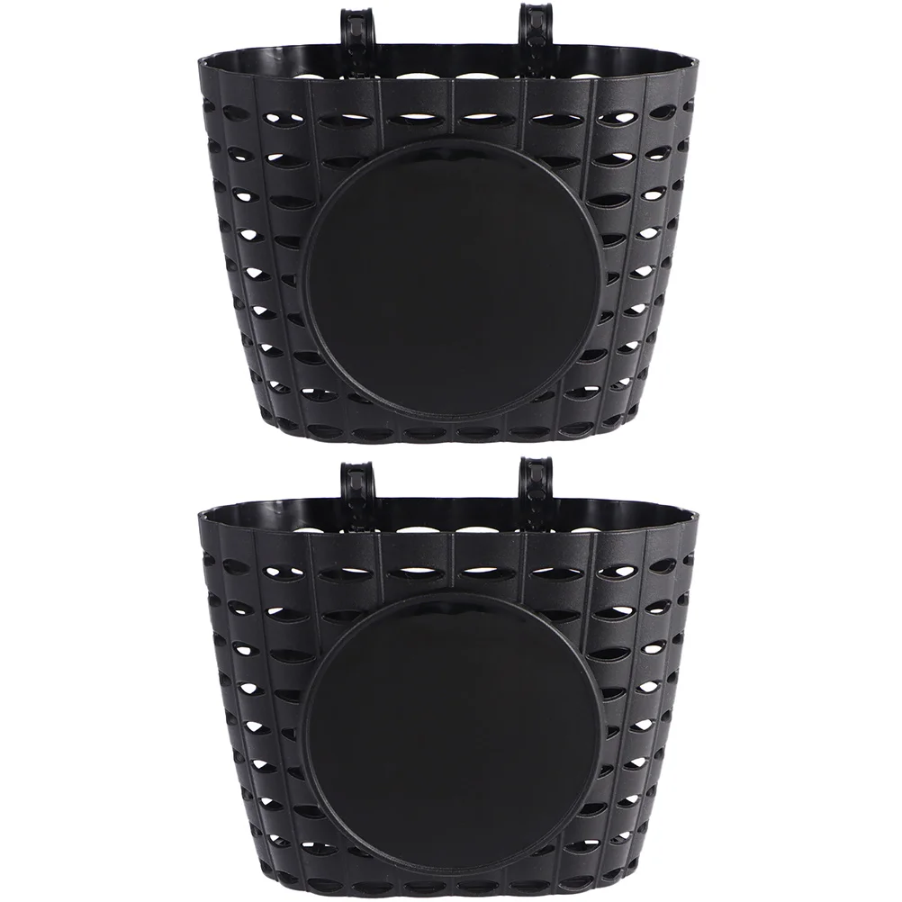 

2Pcs Front Handlebar Basket, Handlebar Bike Basket, Kids Bike Replacement Basket for Most Childrens Bicycles
