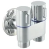 Triangle Valve Angle Valve 1 In Two Out Double Control Faucet Toilet Triangle Valve Alloy Material For Kitchen 4