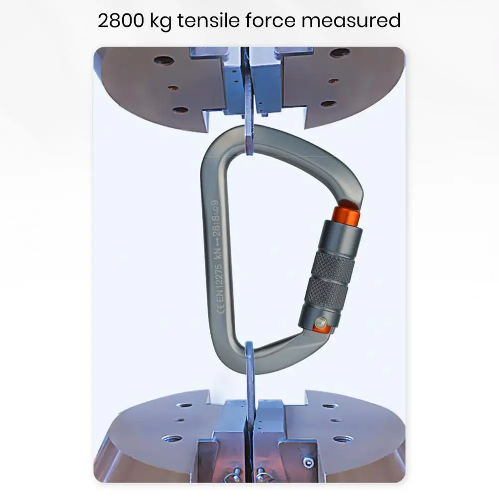

Carabiner Buckle Durable High-strength Long-Lasting Professional Carabiner D-Shaped Climbing Buckle Climbing Supplies