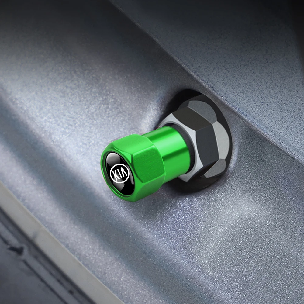 3D Aluminium Auto Rad Reifen Ventil Kappe Reifen Felge Vorbau Abdeckung Für KIA Sportage Ceed Optima Sorento Cerato Rio Soul Picanto Forte Niro – Detail 30