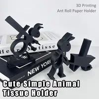 ที่ใส่กระดาษทิชชูรูปมด 3 มิติ น่ารัก เรียบง่าย ของตกแต่งบ้าน วางบนโต๊ะทำงาน ของประดับตกแต่งสร้างสรรค์ สำหรับเป็นของขวัญในวันหยุด 4