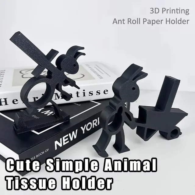 ที่ใส่กระดาษทิชชูรูปมด 3 มิติ น่ารัก เรียบง่าย ของตกแต่งบ้าน วางบนโต๊ะทำงาน ของประดับตกแต่งสร้างสรรค์ สำหรับเป็นของขวัญในวันหยุด 4