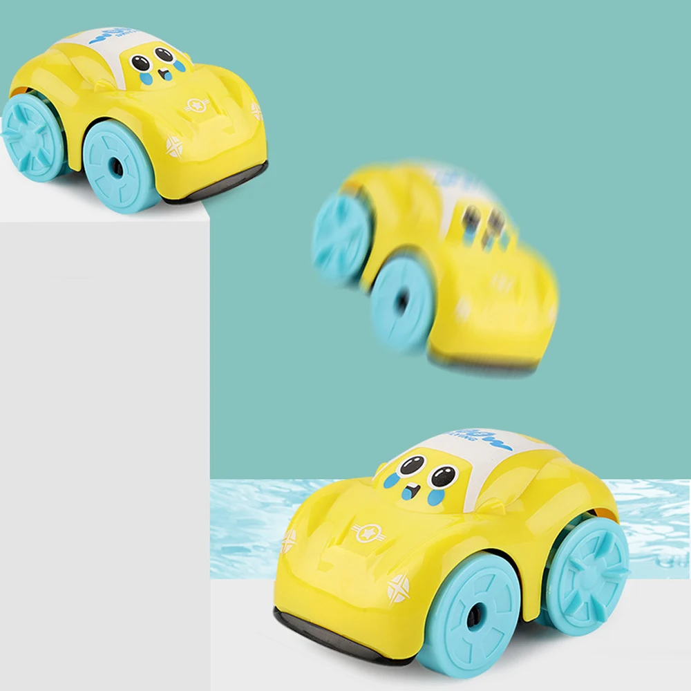 Baby Bath Toys Children Bathing Cute Swimming duck Water Playing Toys Clockwork Car Cartoon Vehicle Baby Bath Toy for Kids Gift 3