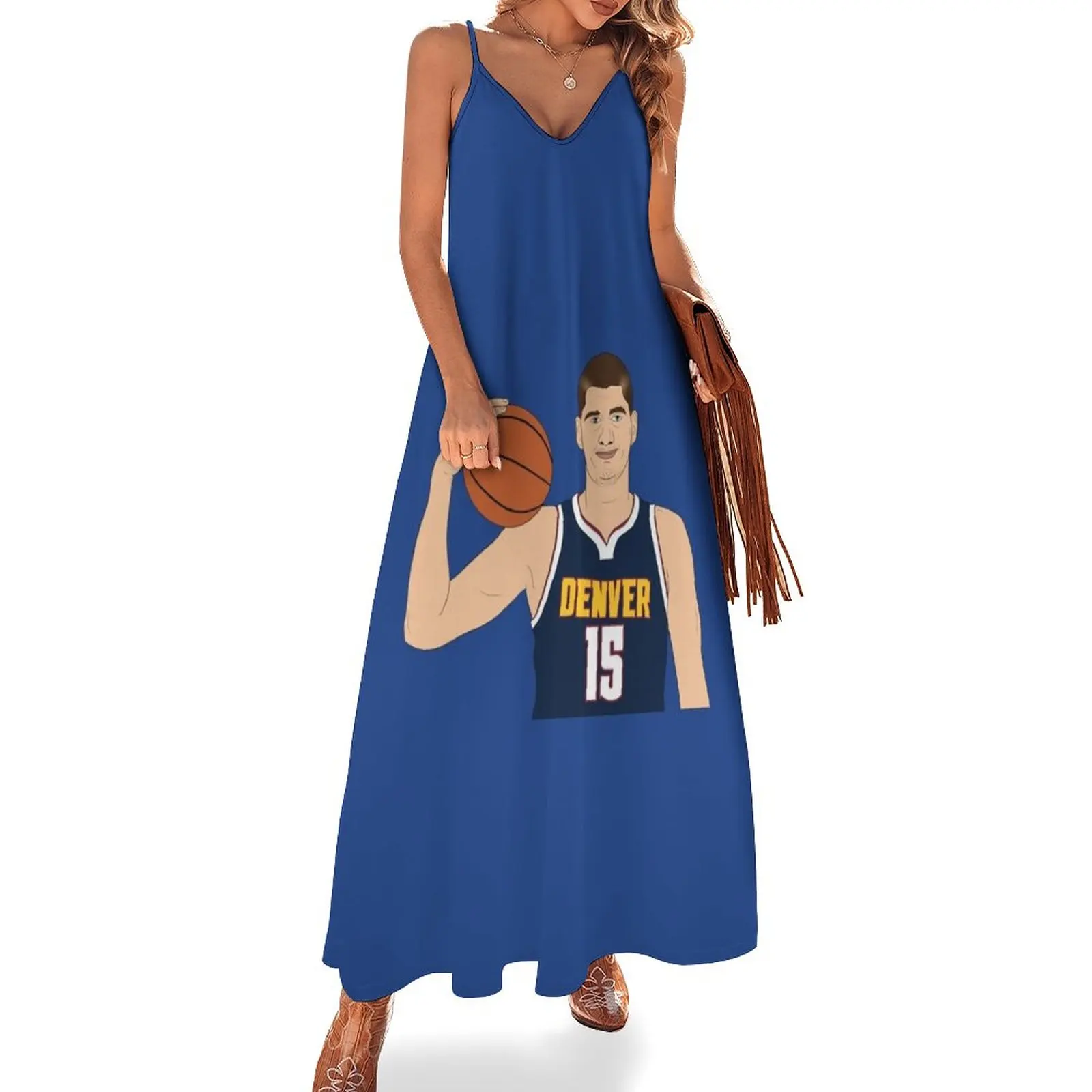 

New Jokic Sleeveless Dress luxury woman party dress Women dresses summer Women's clothing
