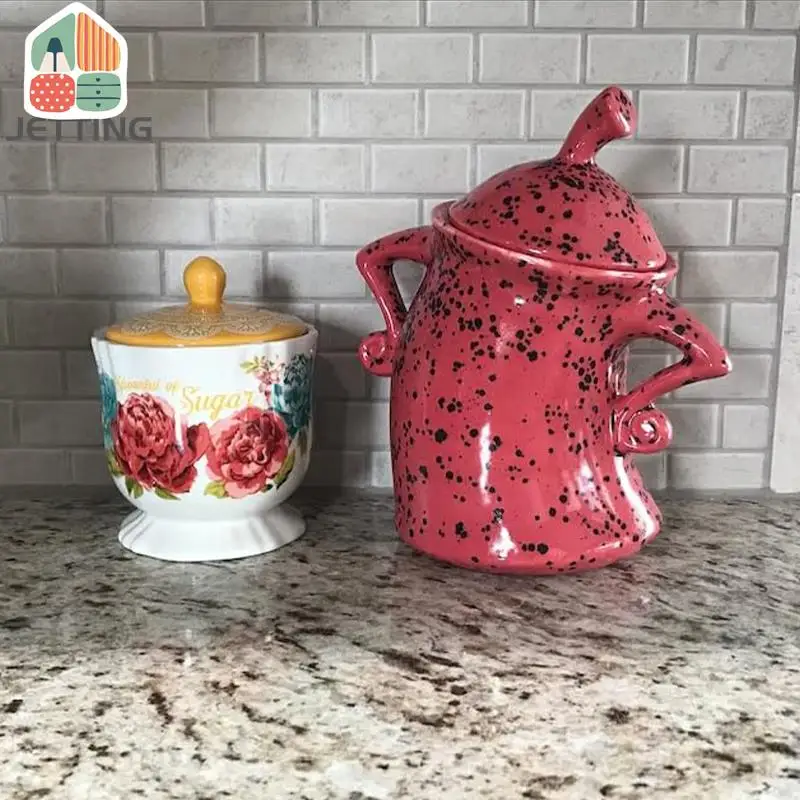 Canister Cute Sassy Storage Canister Fun Ceramic Desktop Ornaments Food Storage Jar Airtight Lid food storage canister