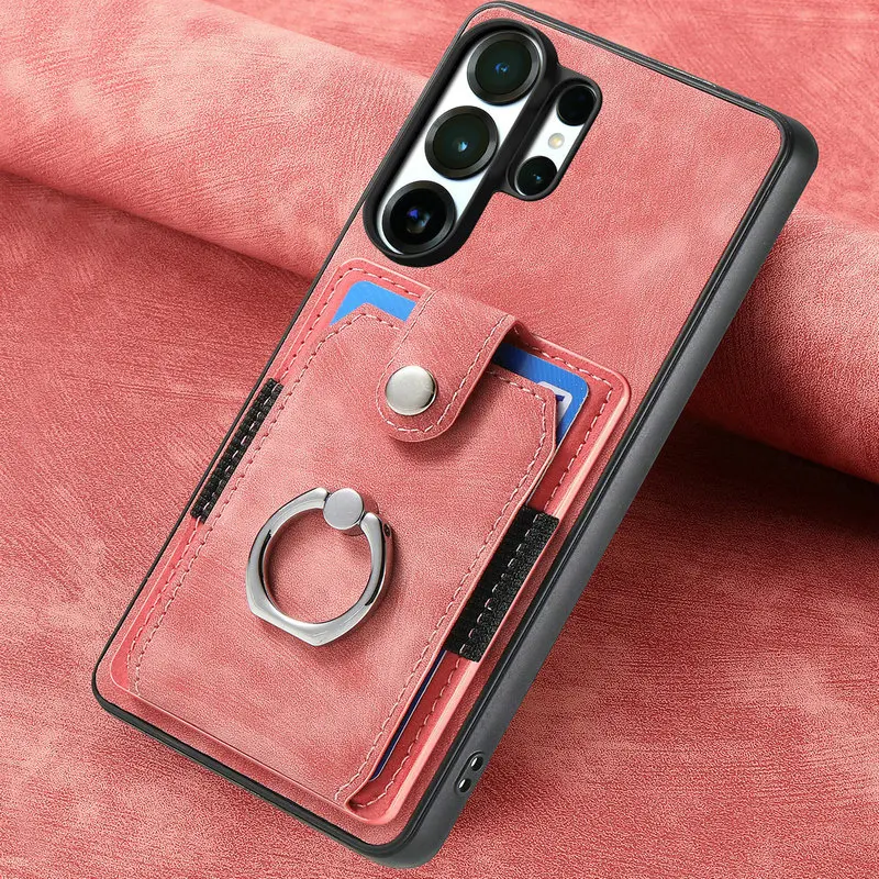 Leather Wallet Phone Case with Card Holder
