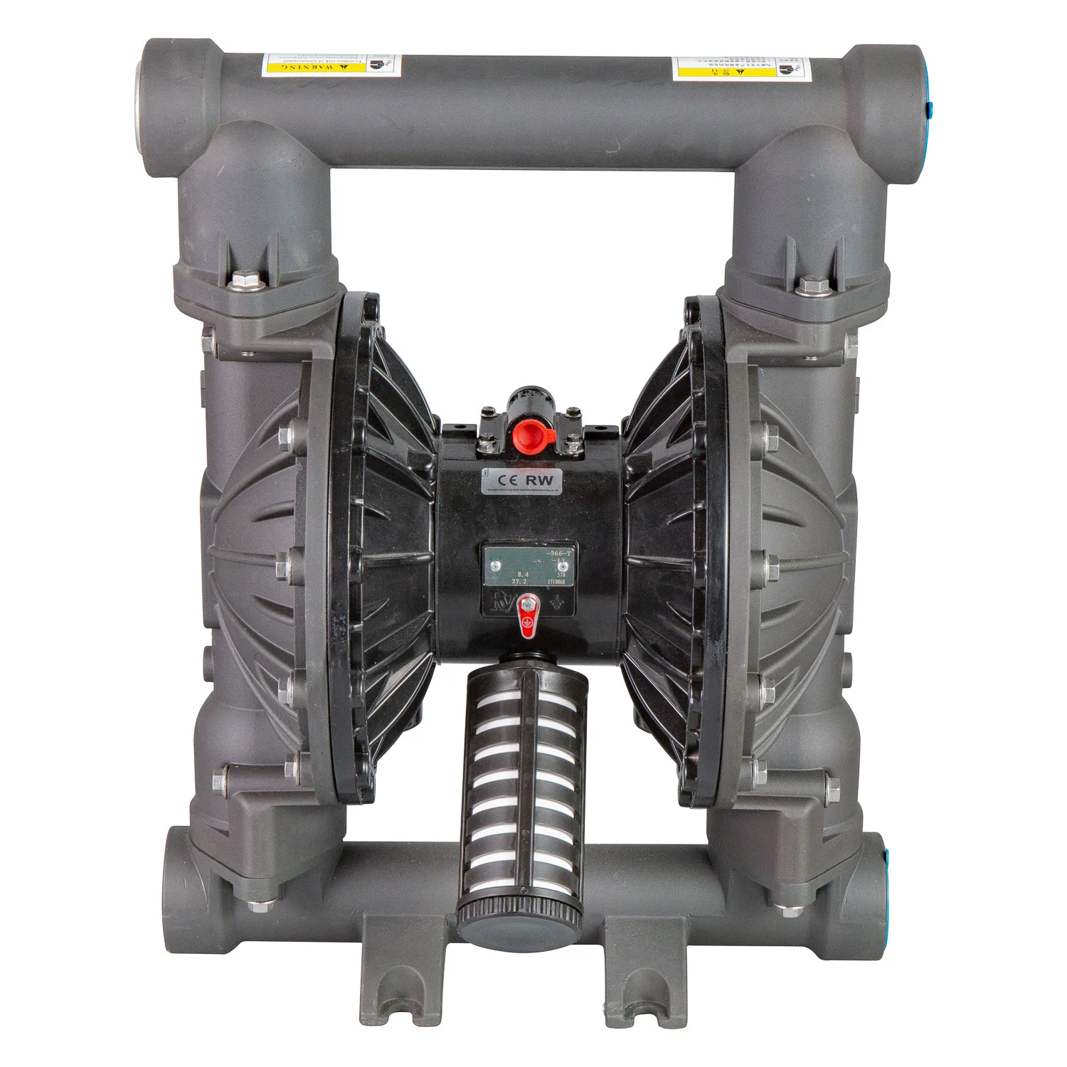 In stock wholesale high flow rate 2 inch aluminum air operated diaphragm pump for paint transfer