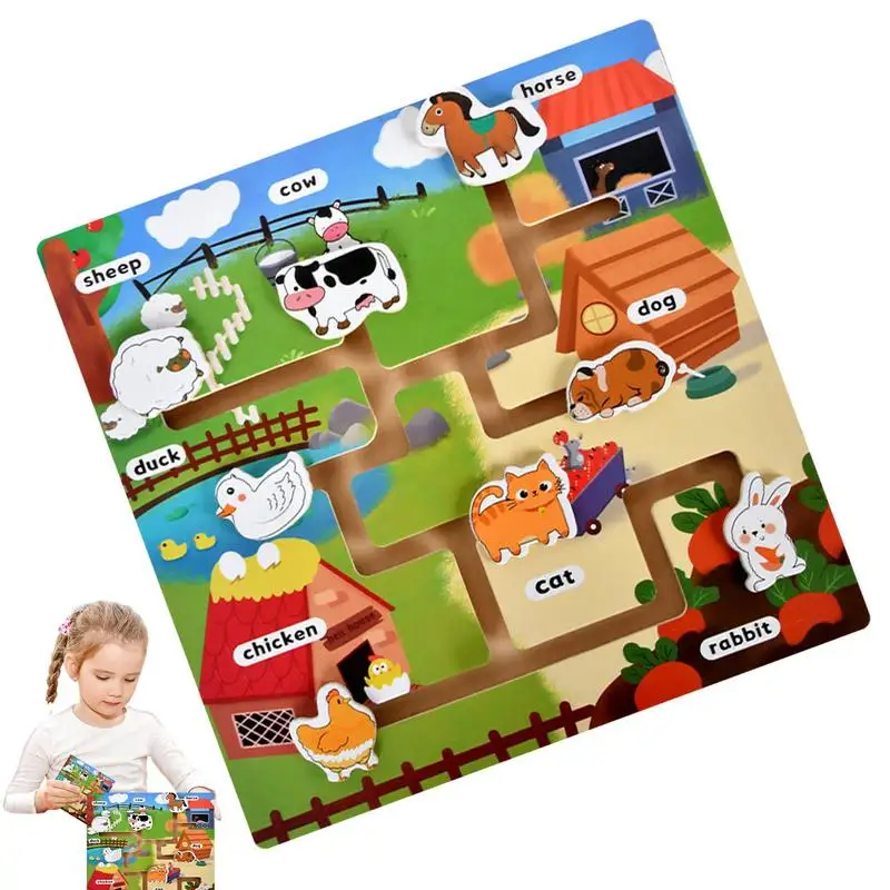 

Kids Wooden Match Board Educational Sorting Board Game Color Shape Cognitive Ability Toy For Children