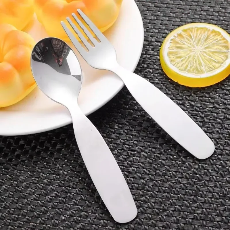 10/1pcs Mini Stainless Steel Spoon Fork Sets Ice Cream Cake Dessert Coffee Teaspoon for Children Cutlery Kitchen Tableware Gifts cutlery set western style cutlery set picnic cutlery set stainless steel cutlery set picnic tableware camping cutlery set wooden cutlery set