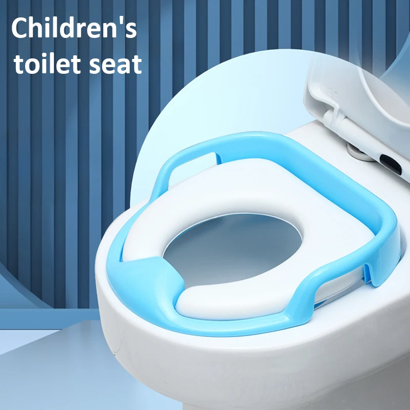 Newborn Potty and Seat Children's Portable PVC Baby Aid Toilet Training Handheld Thickened Comfortable Baby Toilet Sea potty training urinal children toilet seat portable potty