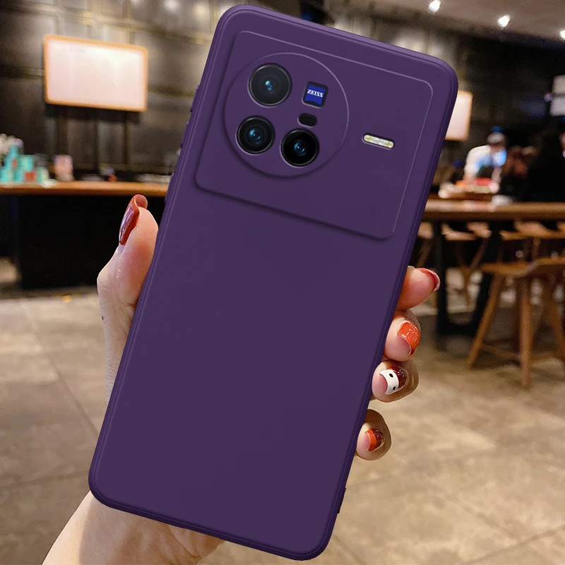 Premium Square Liquid Silicone Shockproof Phone Case - 360° Protective Cover
