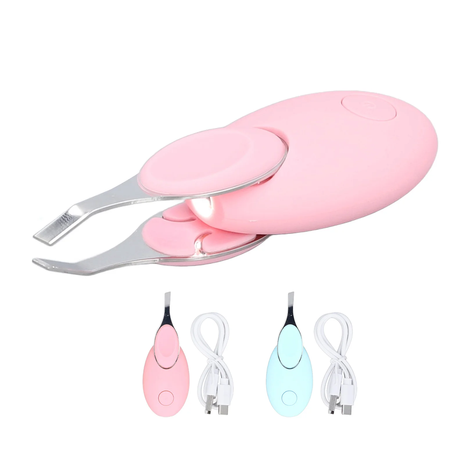 Visible Eyebrow Tweezers Electric Rechargeable Eyebrow Removal Tweezer Multipurpose Removal Tool 300mAh