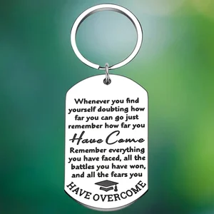 Inspirational 2023 Graduation Gifts Keychain Medical High School College Graduation Key Chain Pendant Women Men Friends Gift