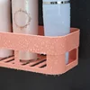 Bathroom Corner Shower Shelf Toilet Adhesive Shampoo Gel Storage Basket Wall Hanging Bathroom Rack Bedside Sundries Storage Case 5