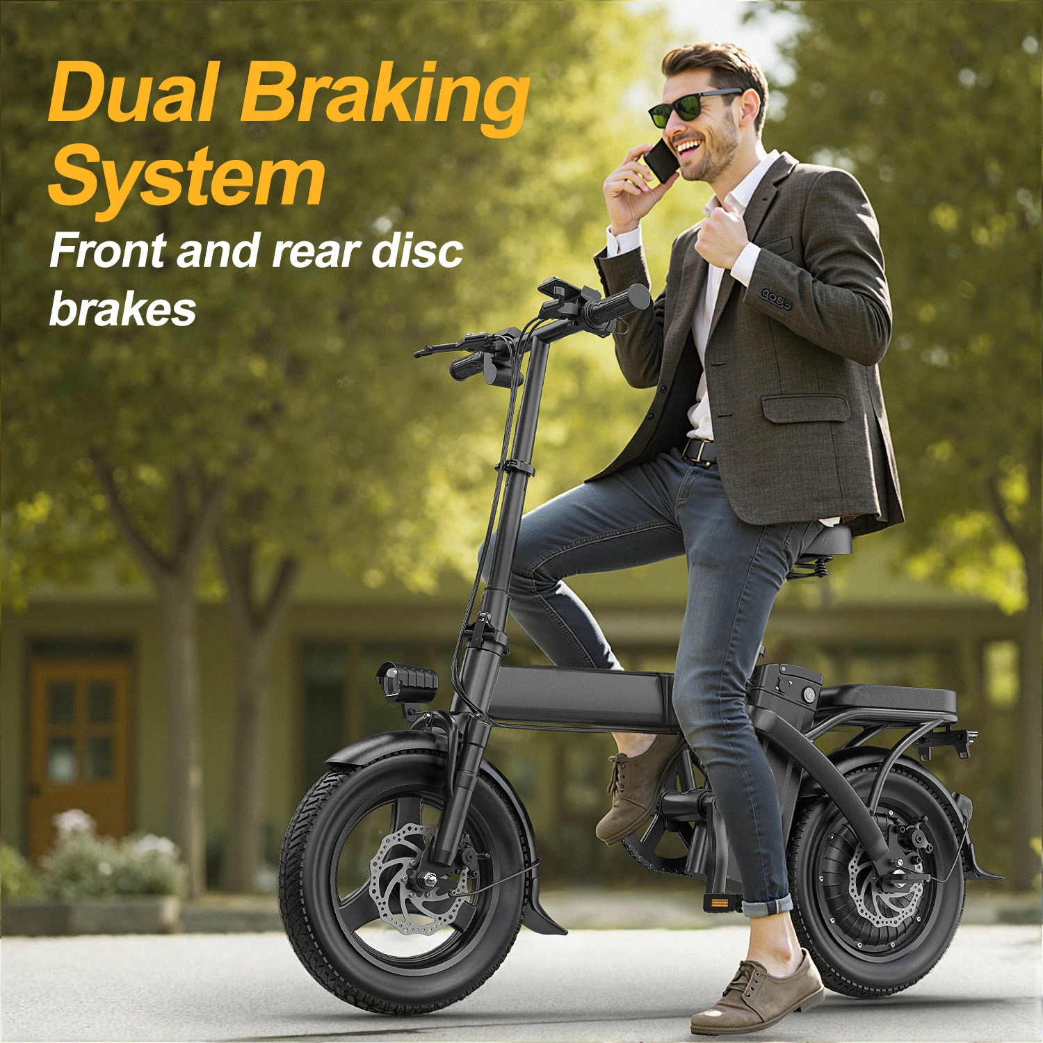 750W Foldable Electric Bike 5