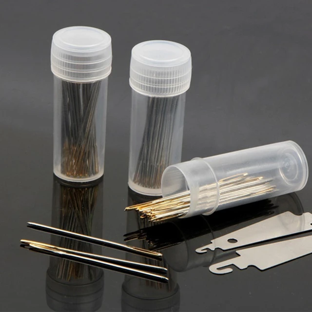 30 PCS Gold Tail Blunt Cross Stitch Needles 3
