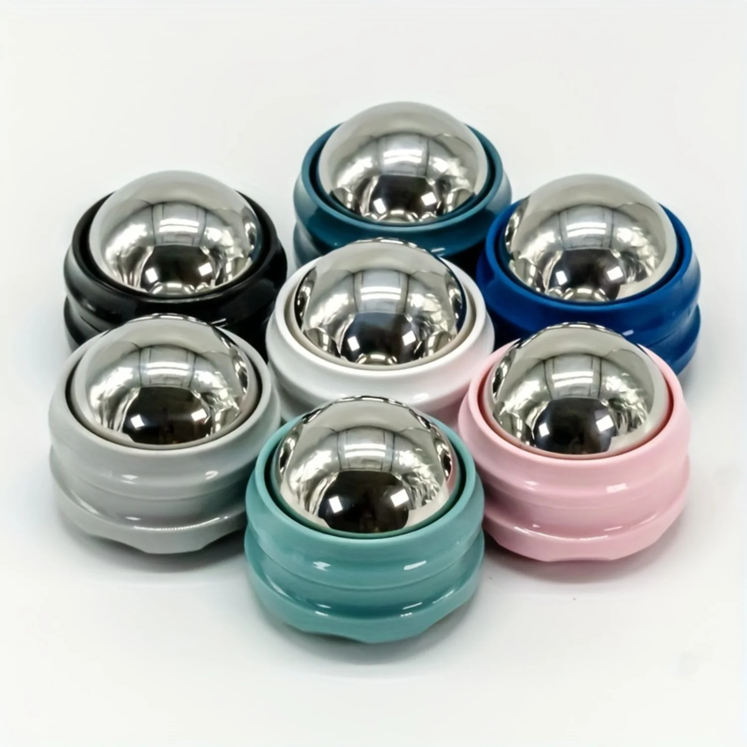 1pc Stainless Steel Iced Massage Ball, 54mm/2.1inch Hot & Cold Compress, Muscle Cooling Beauty Tool for Sports Fitness
