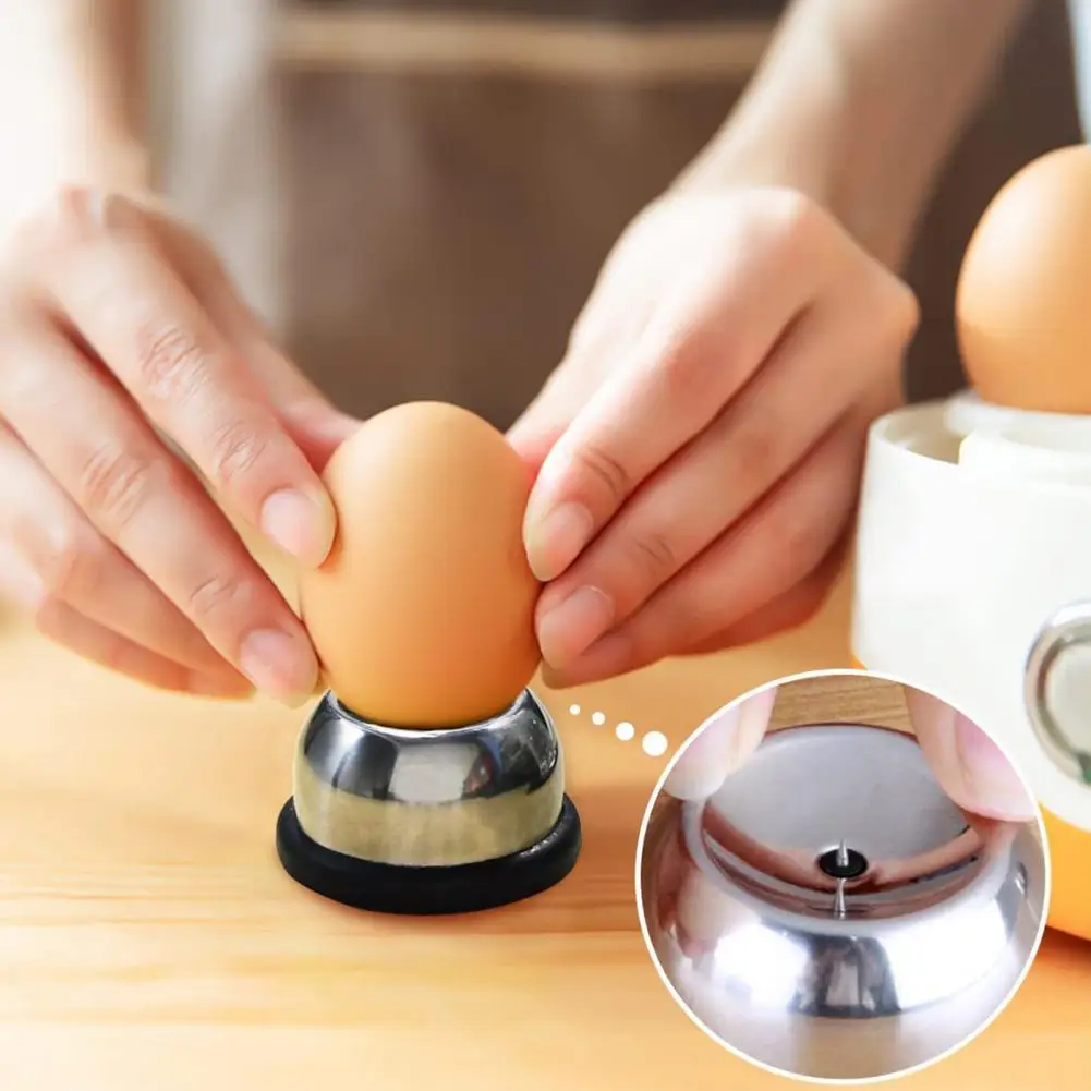 Egg Puncher Tool Stainless Steel Egg Hole Poker Peeler Shell Remover Tool Easily Peel Eggs Piercer For Boiled Eggs Kitchen egg piercer