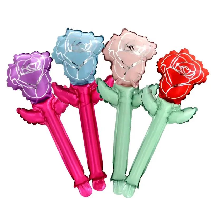 Flower Balloons Bouquet Aluminum Foil Balloon for Mother Valentine's Day Wedding Guests Favor Birthday Party DIY Decoration