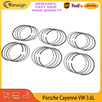 AUTO ENGINE PARTS Piston Rings Set New Version Mahle For VW Passat CC Touareg Cayenne 3.6L VR6 3.6 L T OE 03H198151D