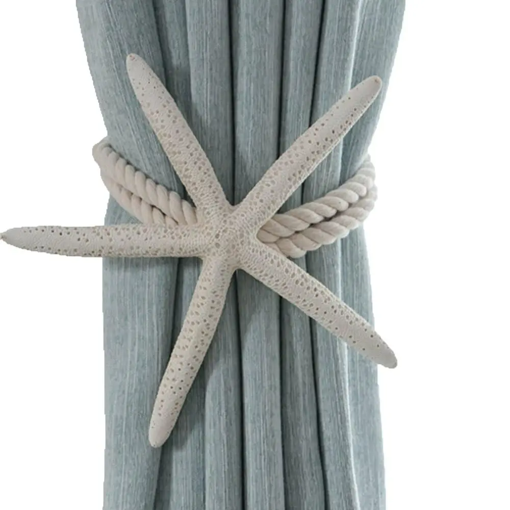 

Stable Starfish Curtain Tie Rope Simple Starfish Natural Starfish Fixing Curtain Tie Nordic Curtain Buckle Curtain