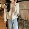 Casual Single-breasted Cardigan Autumn Winter Korean Solid Color Female Clothing Commute Basic Stylish Pockets Knitted Sweaters 1